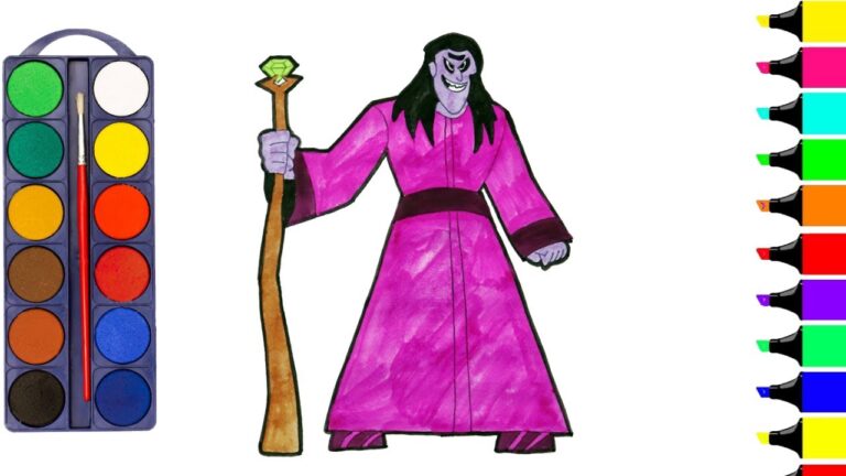 Little Singham Villan Shambala drawing | Drawing Little singham chracters | Coloring pages