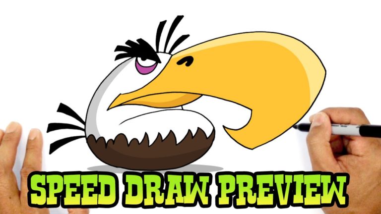 Mighty Eagle Angry Birds Drawing Lesson Preview