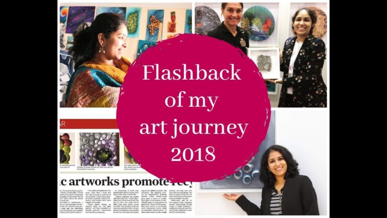 My art journey in 2018 Flashback Artworks exhibitions media mentions