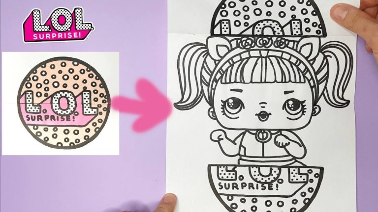 UNICORN LOL Surprise DIY How to draw a CUTE