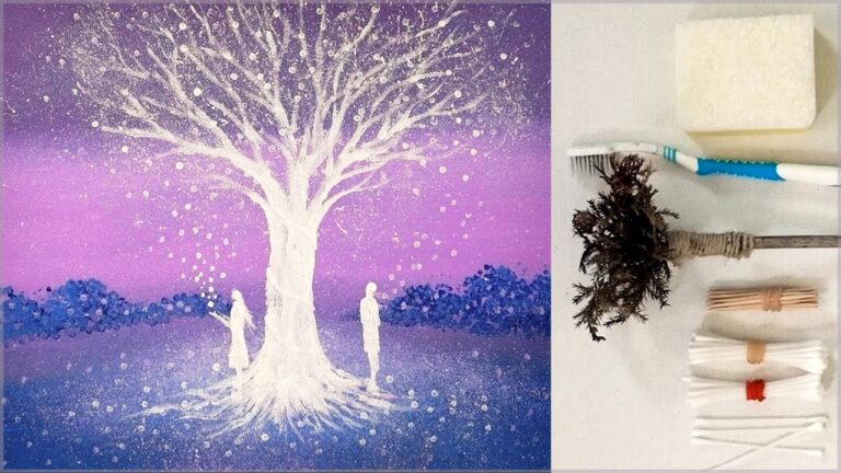 White Love | Easy Acrylic Painting Techniques - Jay Lee
