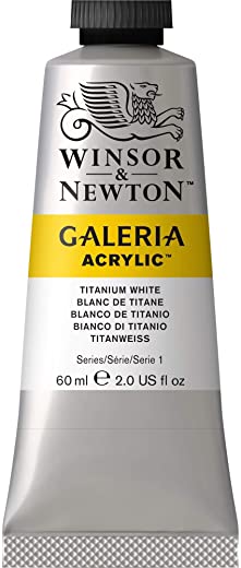 acrylic paint titanium white 60ml tube