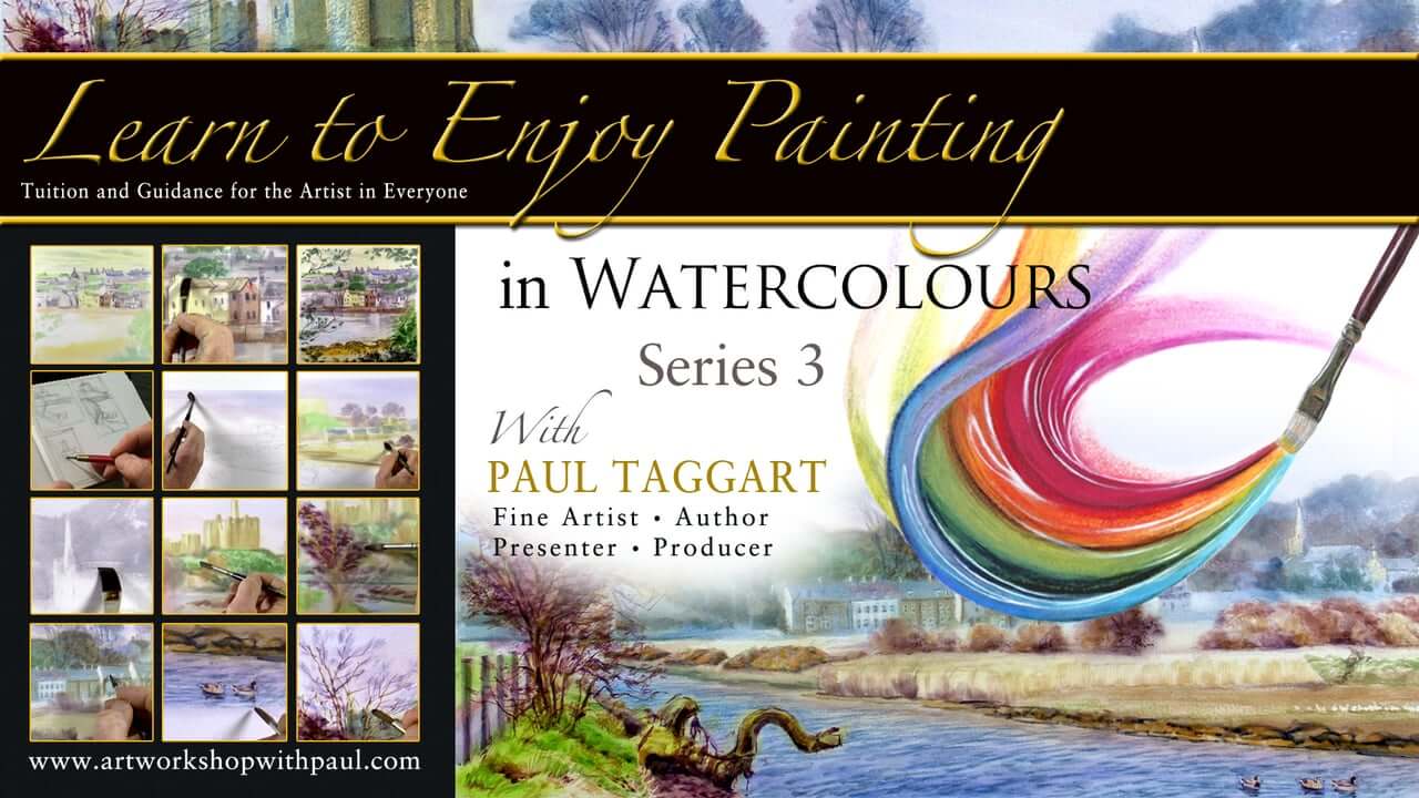 box set from 1us per video series 3 learn to enjoy painting in watercolours with paul