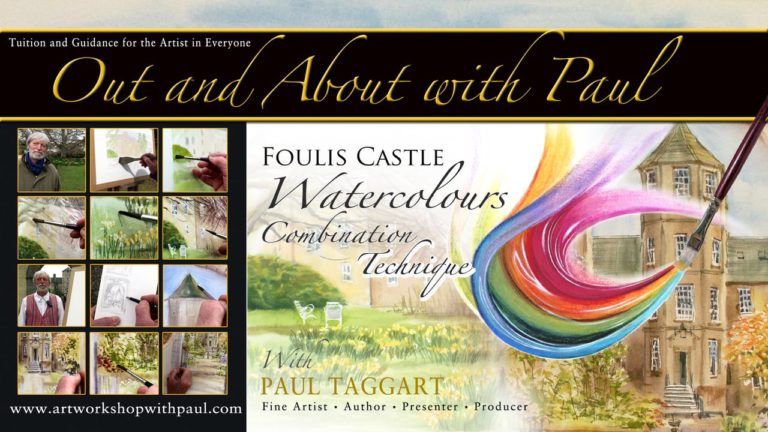 combination watercolours with paul taggart out and about with paul at foulis castle