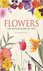 flowers the watercolor art pad