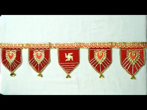 ganpati special diy toran bandhanwar door hanging