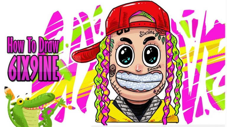 how to draw 6IX9INE GOOBA