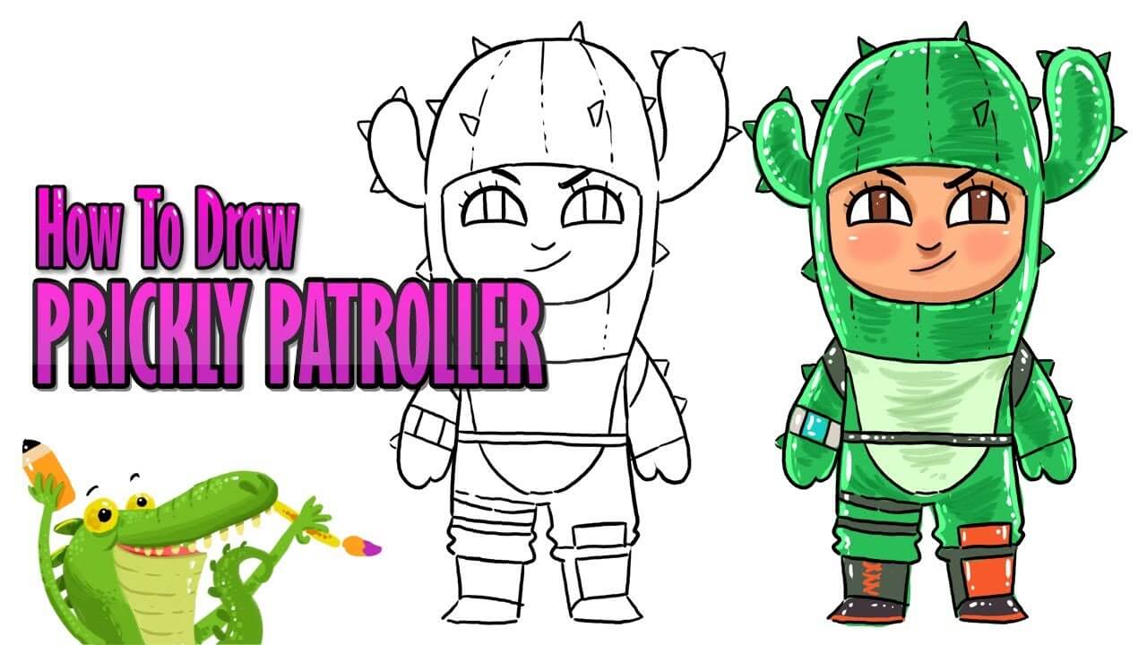 how to draw prickly patroller | fortnite season 8
