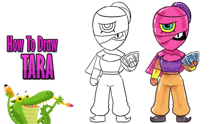 how to draw tara brawl stars | tara