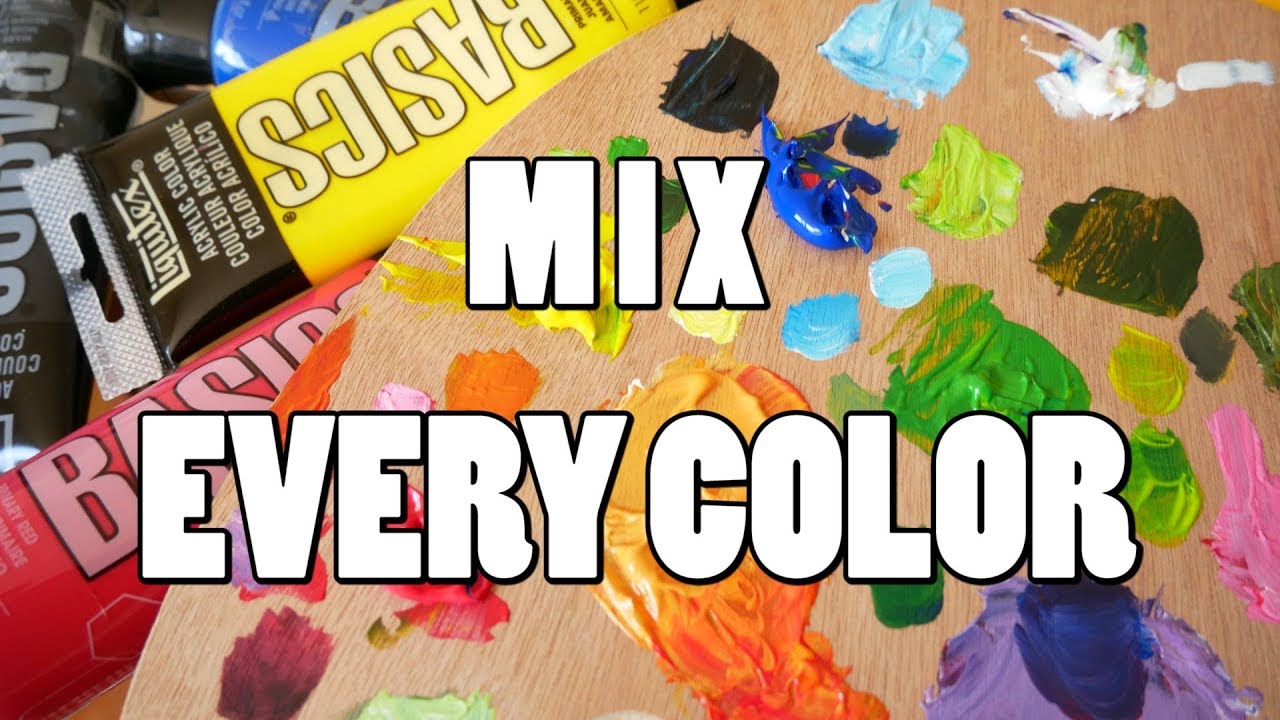 how to mix every color of paint