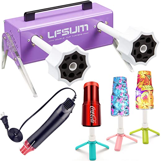 lfsum double cup turner for crafts tumbler cup spinner machine kitturner diy