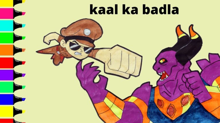 little singham drawing Kaal ka mahajaal || काल का महाजाल - लिटिल सिंघम का ड्राइंग बनाना सीखे