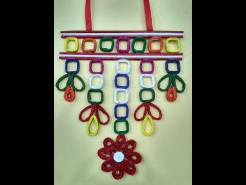 newspaper wall hanging