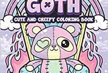 Pastel Goth Cute And Creepy Coloring Book: Kawaii And Spooky Gothic Satanic Coloring Pages for Adults