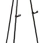 Quartet Easel, Instant Easel Stand, Heavy-Duty, 64", Supports 10 lbs, Tripod Base (27E),Black - 2
