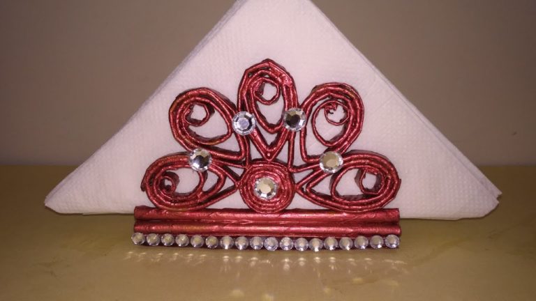 tissue paper holder best out of waste